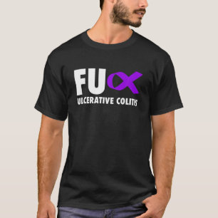 Camiseta FU Colite Ulcerosa Fita Roxa - Ulcerosa C