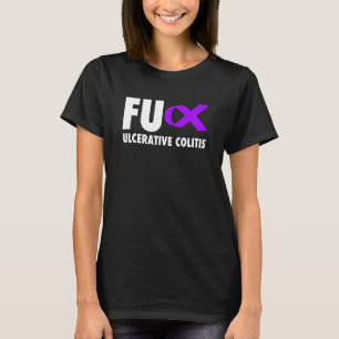 Camiseta Fu Colite Ulcerosa Fita Roxa - Ulcerosa C