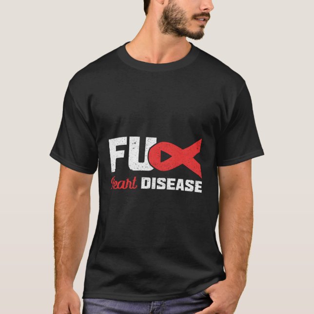 Camiseta Fu Ele Doença Cardiologista (Frente)