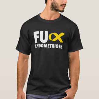Camiseta FU Endometriose Amarelo Fita - Endometriose
