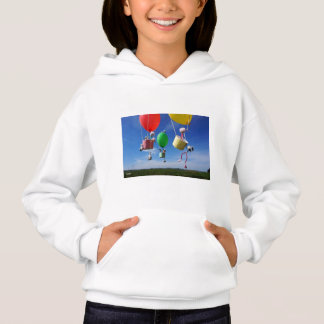 Camiseta Fubby's in luchtballonnen die op avontuur gaan.