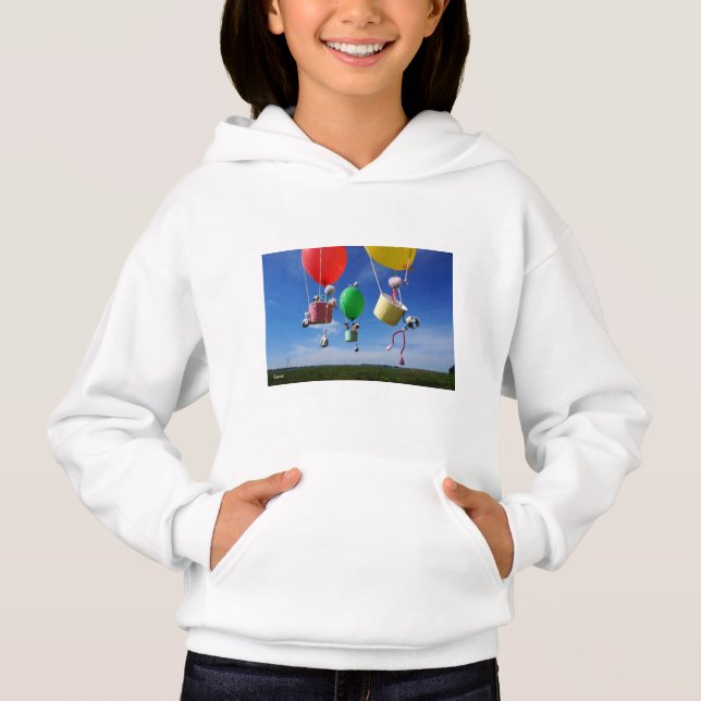 Camiseta Fubby's in luchtballonnen die op avontuur gaan. (Frente)