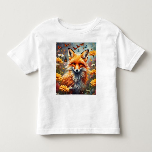 Camiseta Fuchs auf der Wiese (Frente)
