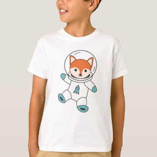 Camiseta Fuchs Voa No Espaço Como Um Foguete Astronauta