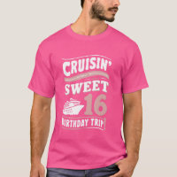 fuchsia doce 16.º cruzeiro em Uma viagem de aniver