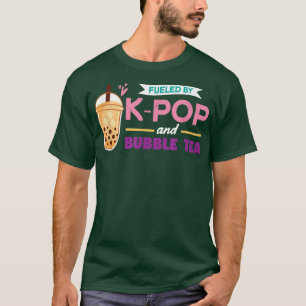 Camiseta Fueled By K-Pop And Bubble Tea KPOP