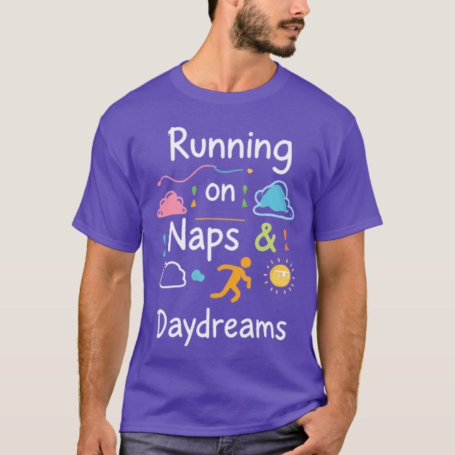 Camiseta Fueled By Naps, Powered By Dreams - Cozy Aesthetic (Frente)