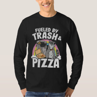Camiseta Fueled By Trash And Pizza Raccoon 2
