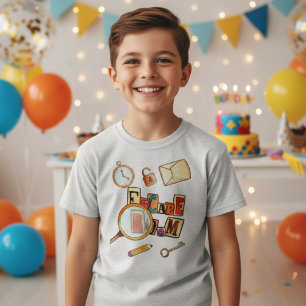 Camiseta Fuga ao aniversário da sala