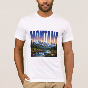 Camiseta Fuga Cênica da Montanha Montana Selvagem