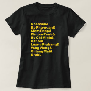 Camiseta Fuga/circuito da panqueca da banana