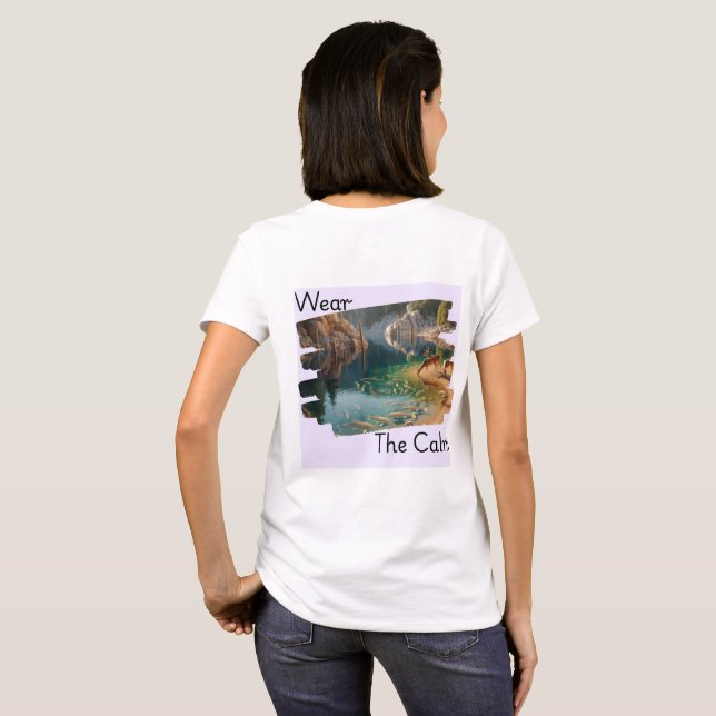 Camiseta Fuga da Natureza e da Vida Selvagem Pacífica no La (Parte Traseira Completa)