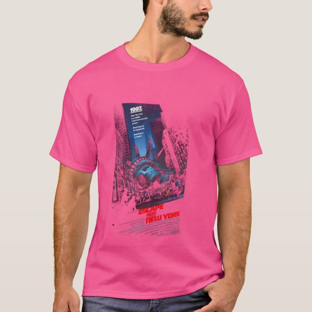 Camiseta Fuga de Nova York Cobra Escapando É Impossíve (Frente)