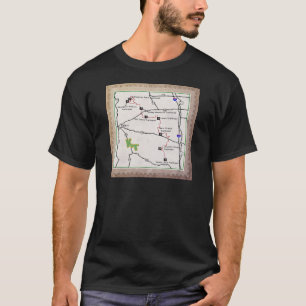 CAMISETA FUGA DEAM DO KT KNOBSTONE DO MAPA DA FUGA A