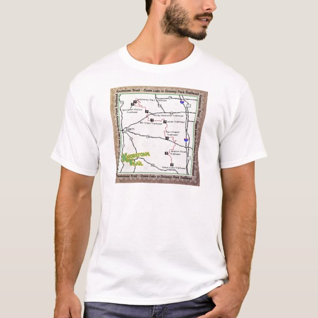 CAMISETA FUGA DEAM DO KT KNOBSTONE DO MAPA DA FUGA A (Frente)