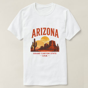 Camiseta Fuga do Canyon do Deserto do Arizona