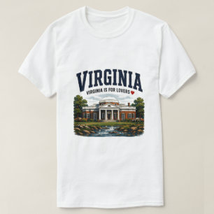Camiseta Fuga do Patrimônio Colonial da Virgínia