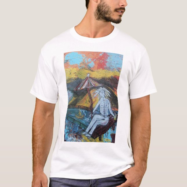 CAMISETA FÚGA DOURADA (Frente)