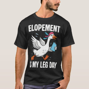 Camiseta Fuga é o Meu Dia de Perna Pato Tolo Comportamento