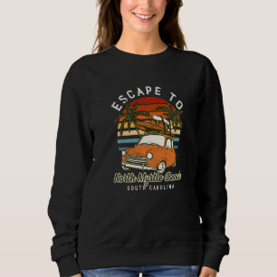 Camiseta Fuga Para North Myrtle Beach Ocean Carolina Do Sul