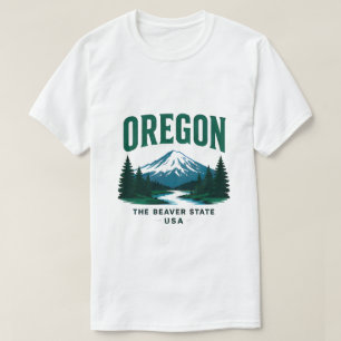 Camiseta Fuga pela Selva da Costa do Pacífico de Oregon