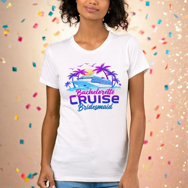 Camiseta Fuga Tropical para Viagem de Solteira (Criador carregado)