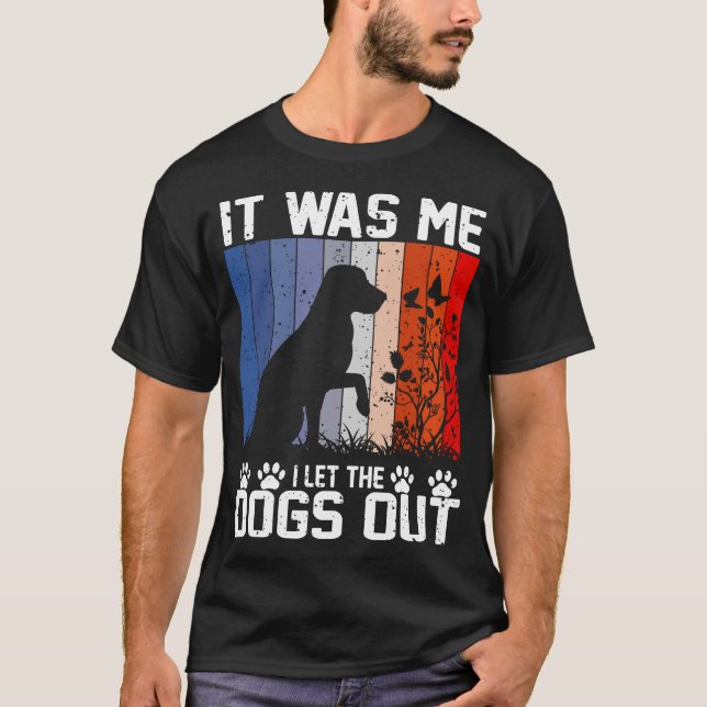 Camiseta Fui Eu Que Deixei Os Cachorros Sair (Frente)
