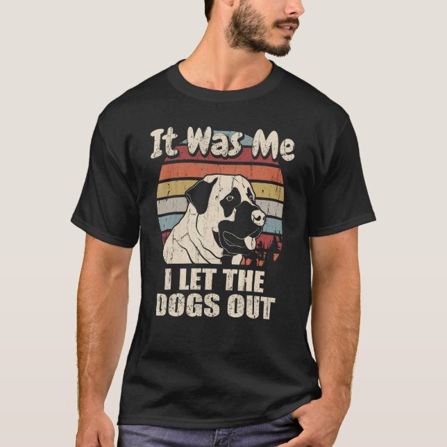 Camiseta Fui Eu Que Deixei Os Cachorros Saírem Do Pastor An (Frente)