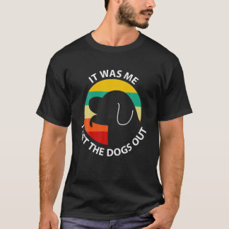 Camiseta Fui Eu Que Deixei Os Cães Sair - Vintage Retro Sun