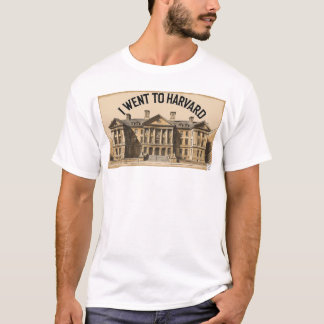 Camiseta Fui para Harvard Sepia