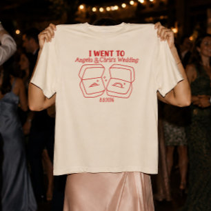 Camiseta Fui Para Nomes Personalizados Anéis De Noivado, Ca