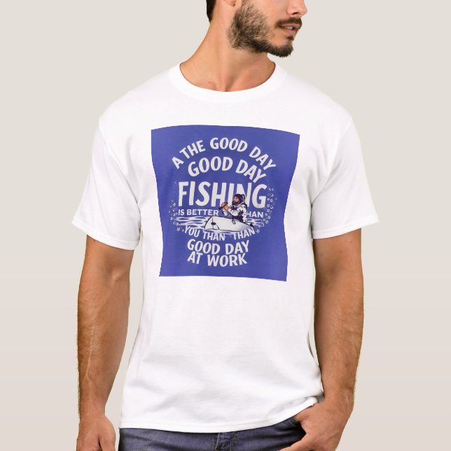 Camiseta Fui Pescar (Frente)