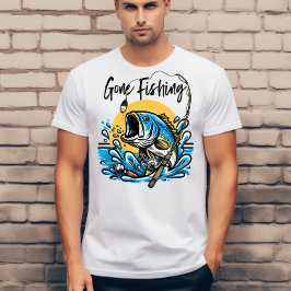 Camiseta Fui pescar