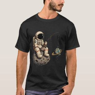 Camiseta Fui Pescar no Cosmos â€“ Planeta Astronauta An