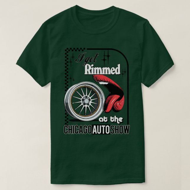 Camiseta Fui Reunido No Show Automático De Chicago (Frente do Design)