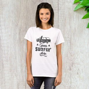 Camiseta Fui Surfar Hora Aloha