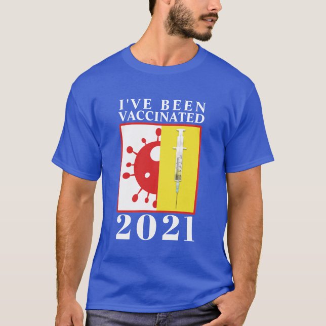 Camiseta Fui vacinado para o 19 de setembro de 2021 (Frente)