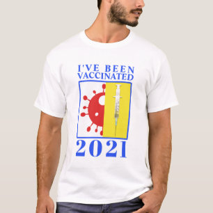 Camiseta Fui vacinado para o 19 de setembro de 2021