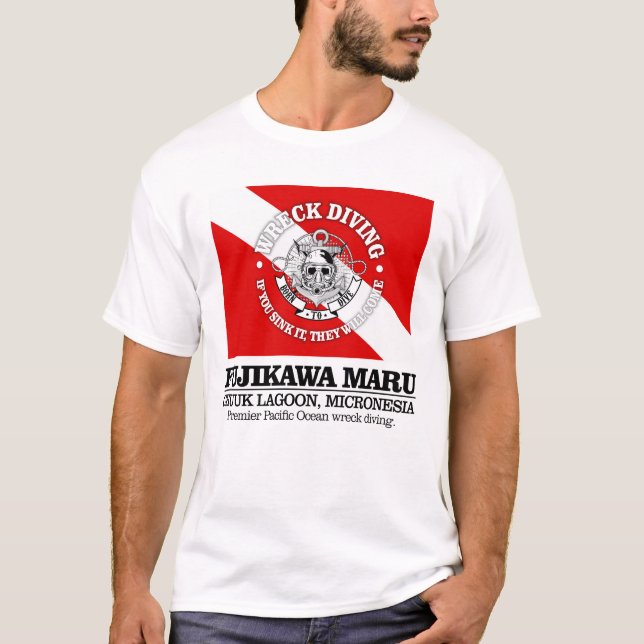 Camiseta Fujikawa Maru (melhores destroços) (Frente)
