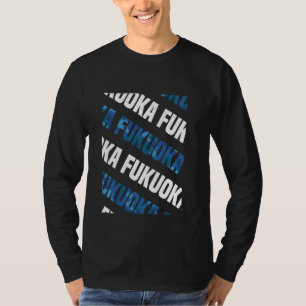 Camiseta Fukuoka Camo - Camouflagem Azul