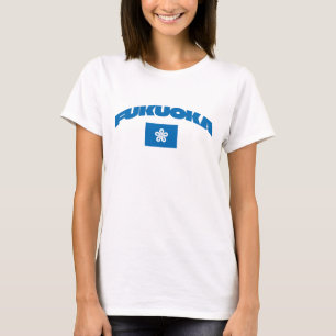 Camiseta Fukuoka, Japan City Flag