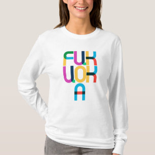 Camiseta Fukuoka Japão Arte Pop Letras