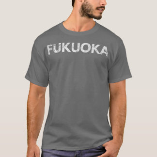 Camiseta Fukuoka Japão - Gráfico em Descanso