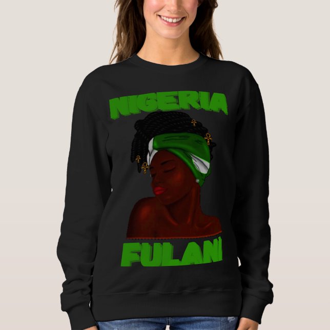 Camiseta Fulani Girl  Cute Nigerian Girl Of Nigeria (Frente)