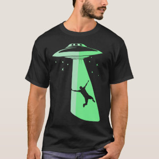 Camiseta Fulgor na alienígena escura de Sci Fi da noite da