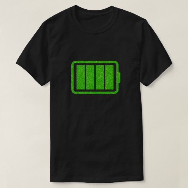 Camiseta Full Battery Funny Glitter (Frente do Design)