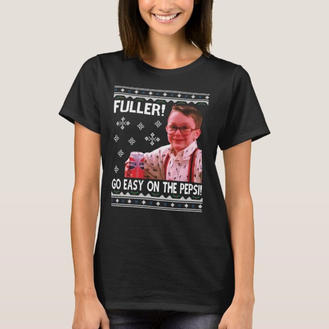 Camiseta Fuller bebe pepsi Home Alone (Frente)