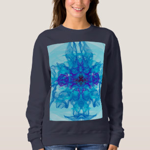Camiseta FUMAÇA AZUL - Arte Fractal -