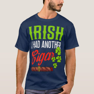Camiseta Fumaça de Charuto Irlandês Engraçado com Dia de