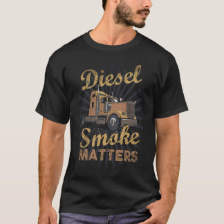 Camiseta Fumaça de Diesel Importa Caminhoneiro Caminhão a D